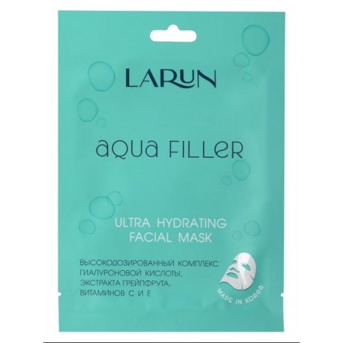 LARUN Тканевая маска для лица Aqua filler Корея 25мл